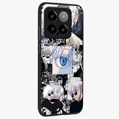 Infinity Sorcerer Chaos Glass Case upright view showcasing dramatic sorcerer artwork with chaotic mystical theme.