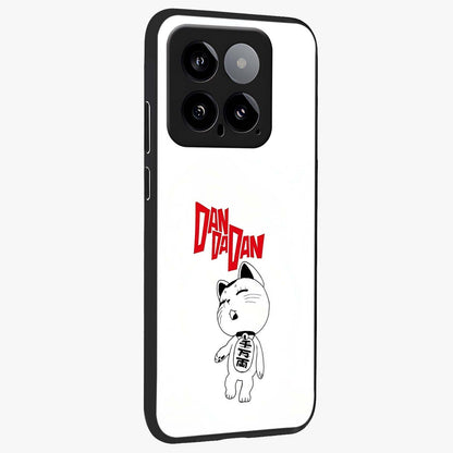 Playful Spirit Charm Glass Case upright view showcasing vibrant charm artwork with fun artistic theme.