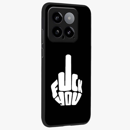 Rebel Mode On Glass Case upright view showcasing striking statement artwork with bold rebellious theme.