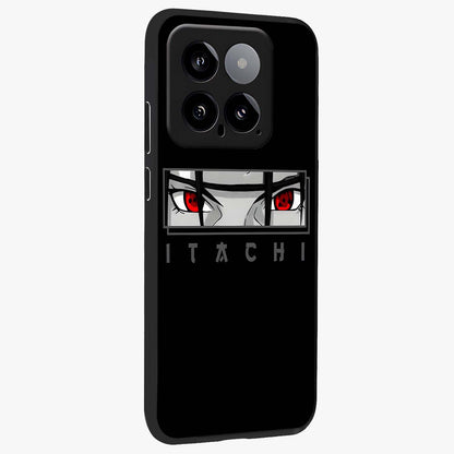 Scarlet Gaze Dominance Glass Case upright view showcasing powerful dramatic artwork with dominant artistic theme.