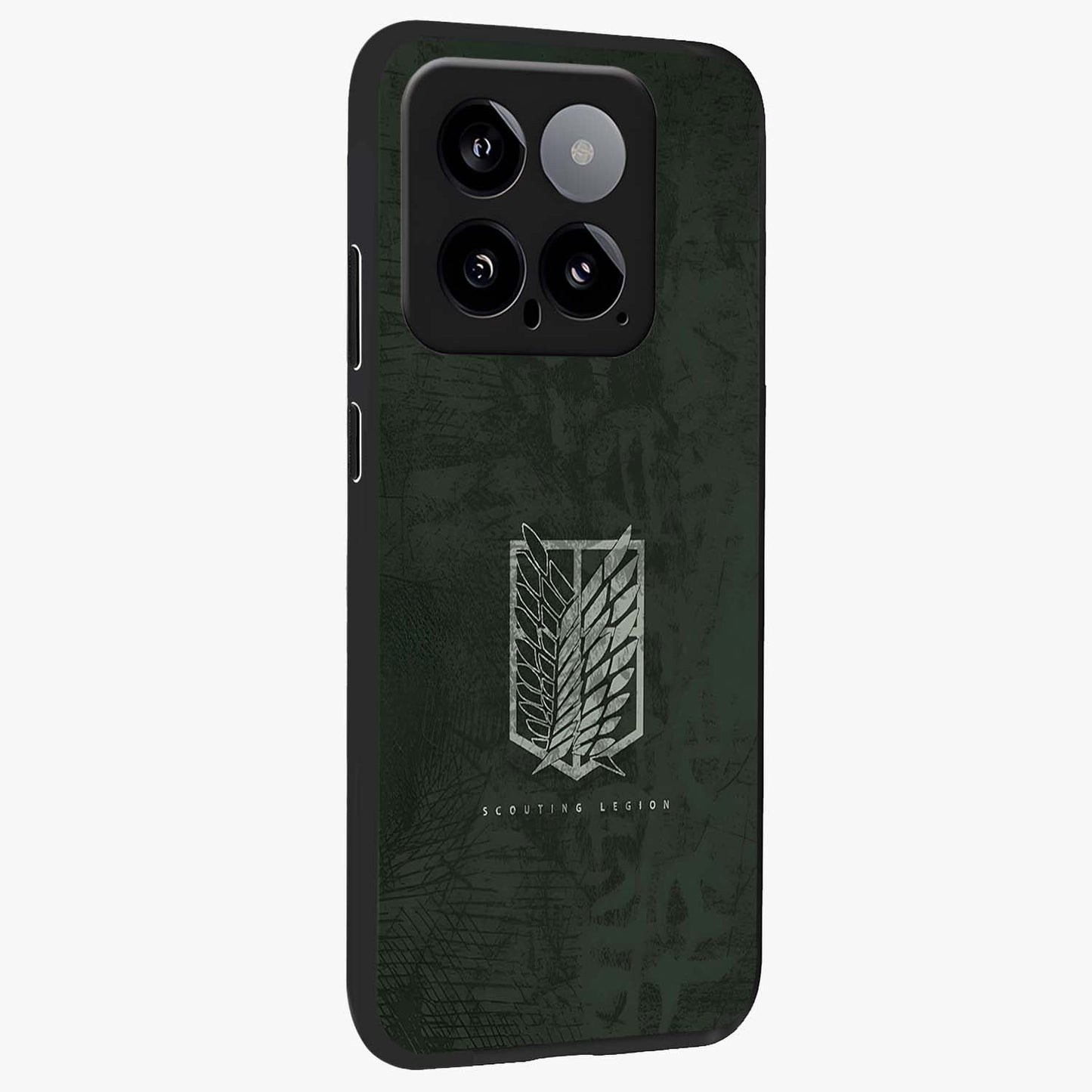 Wings Of Freedom Glass Case upright view showcasing powerful wings artwork with freedom themed design.