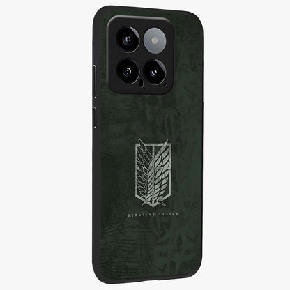 Wings Of Freedom Glass Case upright view showcasing powerful wings artwork with freedom themed design.