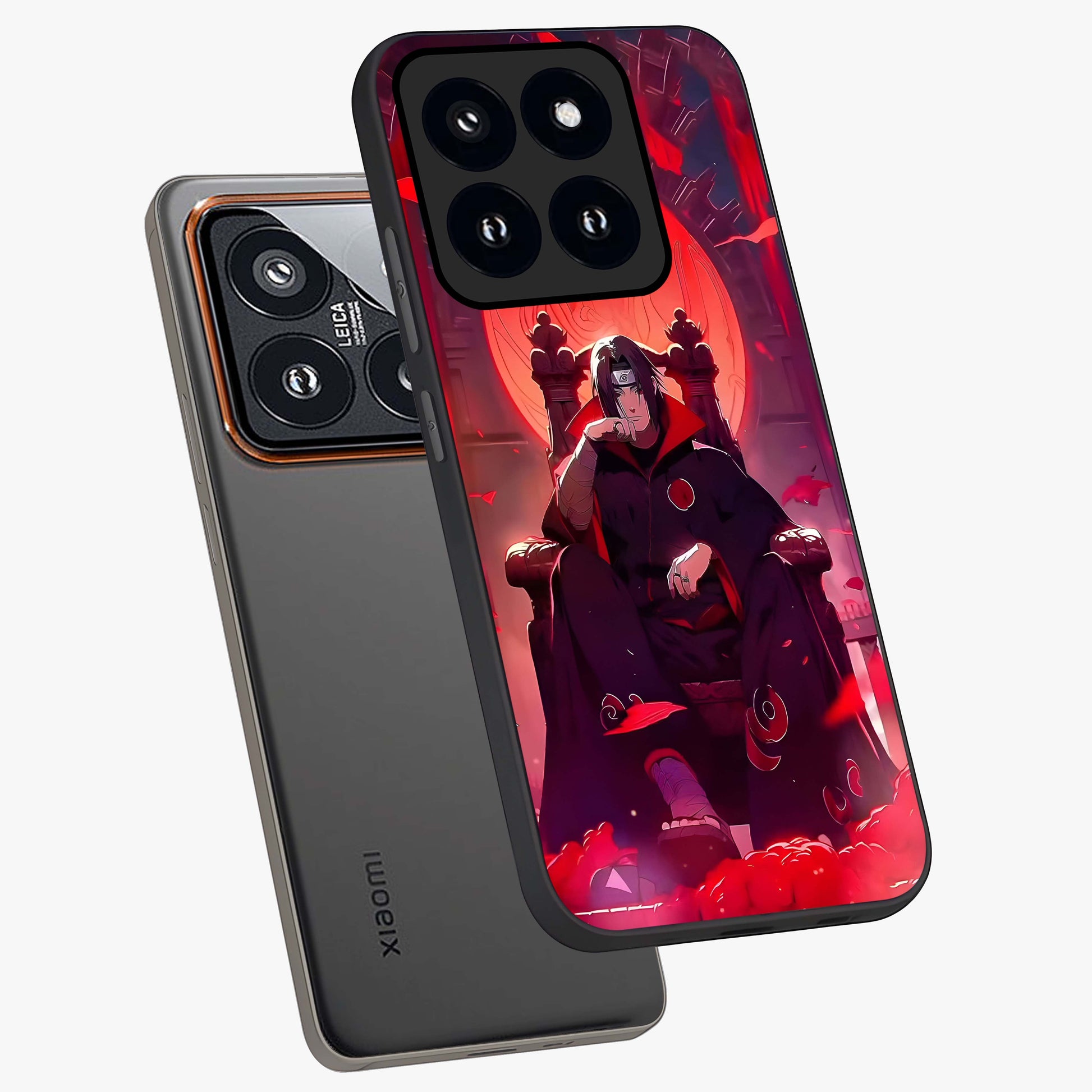 Blood Moon Sovereign Glass Case displayed in angled mockup highlighting dark celestial moon design and dramatic theme.