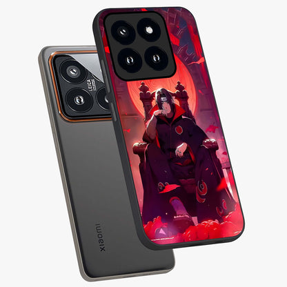 Blood Moon Sovereign Glass Case displayed in angled mockup highlighting dark celestial moon design and dramatic theme.