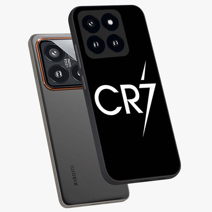Cr7 Elite Strike Glass Case displayed in angled mockup highlighting powerful sports graphic with bold athletic theme.