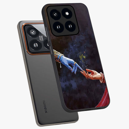 Divine Touch Eternal Glass Case displayed in angled mockup highlighting elegant divine inspired design with calm aesthetic style.