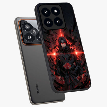 Focused Blade Discipline Glass Case displayed in angled mockup highlighting clean minimal text artwork with modern aesthetic style.