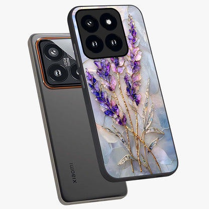 Lavender Dream Glow Glass Case displayed in angled mockup highlighting dreamy purple glow design with soft artistic style.