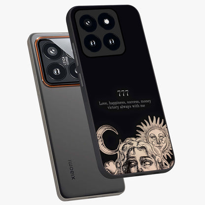 Mystic Victory Aura Glass Case displayed in angled mockup highlighting energetic aura design with bold mystical aesthetic.