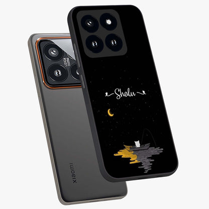 Silent Night Row Glass Case displayed in angled mockup highlighting peaceful evening design with dreamy night aesthetic.