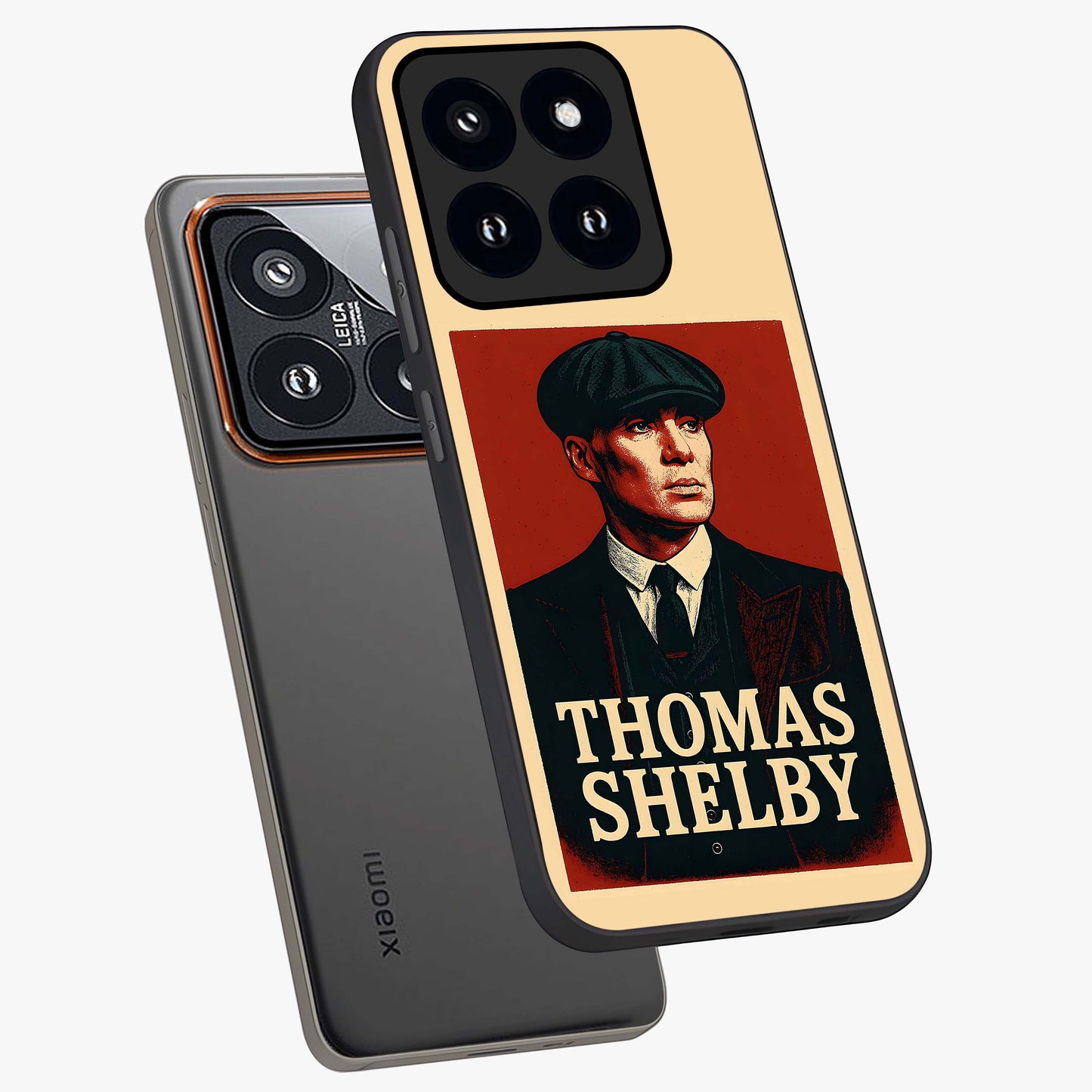 Vintage Mafia Authority Glass Case displayed in angled mockup highlighting powerful retro design with classic gangster aesthetic.