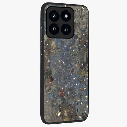Aesthetic Astrolophia Glass Case upright view showcasing soft aesthetic theme with stylish modern look.