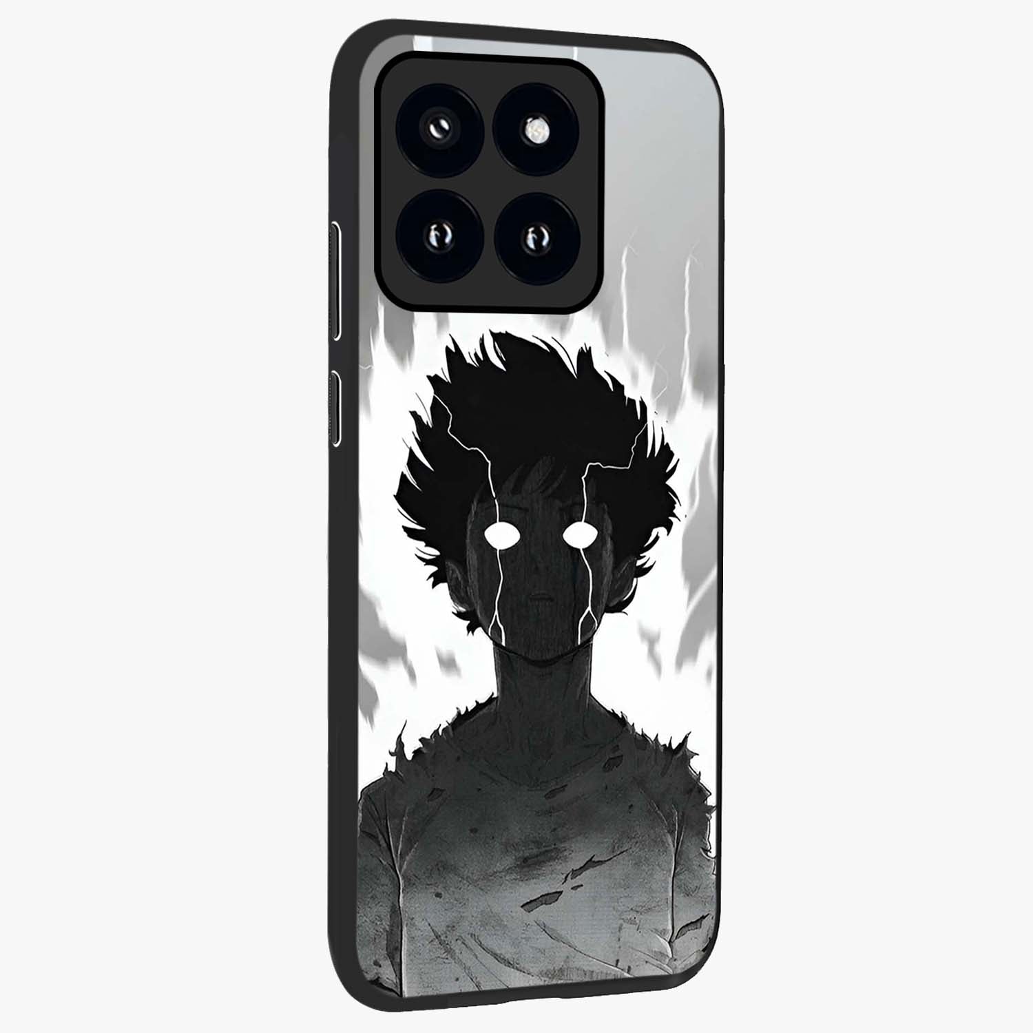 Awakened Inner Rage Glass Case upright view showcasing dramatic artwork with strong expressive aesthetic.