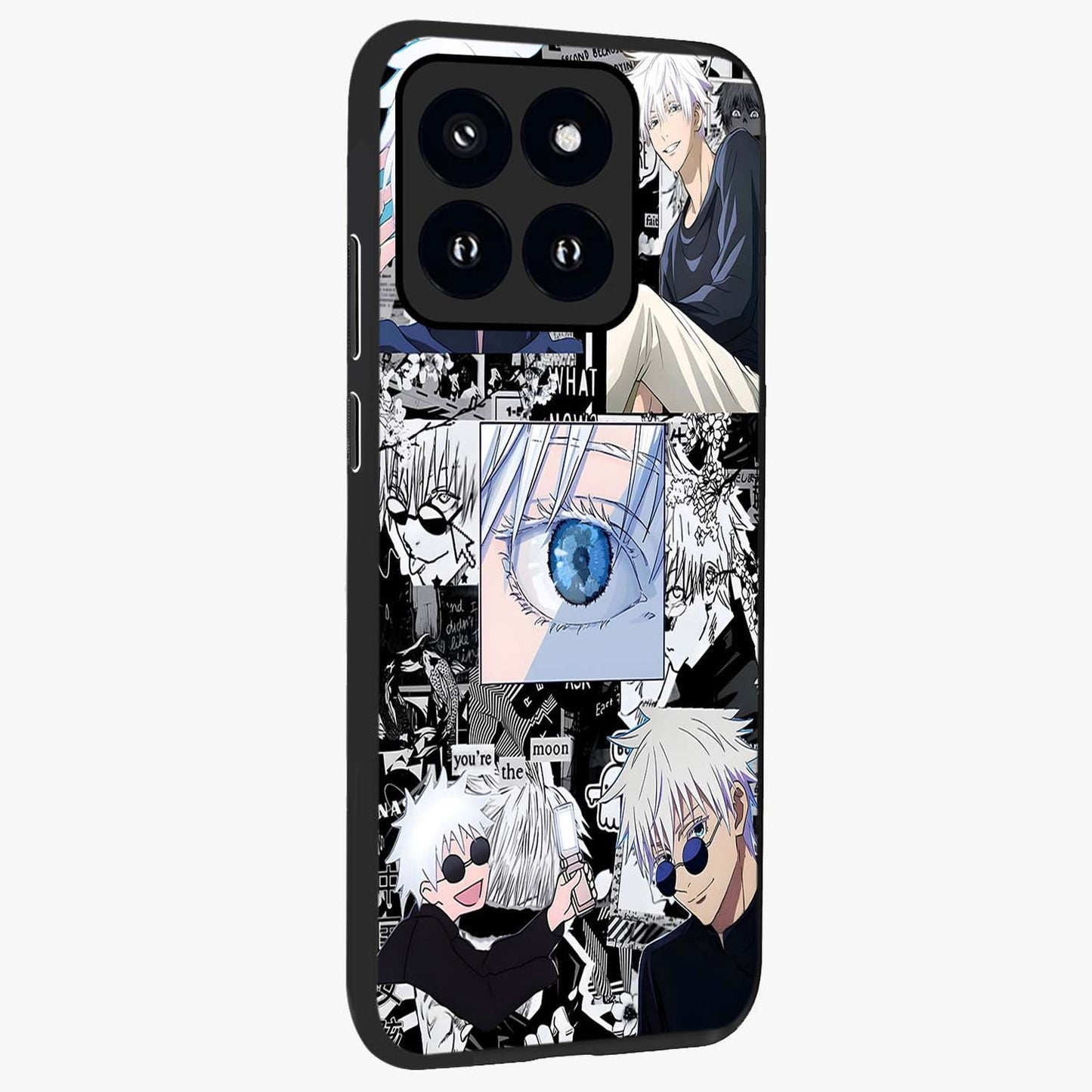 Infinity Sorcerer Chaos Glass Case upright view showcasing dramatic sorcerer artwork with chaotic mystical theme.