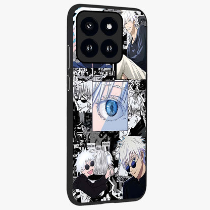 Infinity Sorcerer Chaos Glass Case upright view showcasing dramatic sorcerer artwork with chaotic mystical theme.