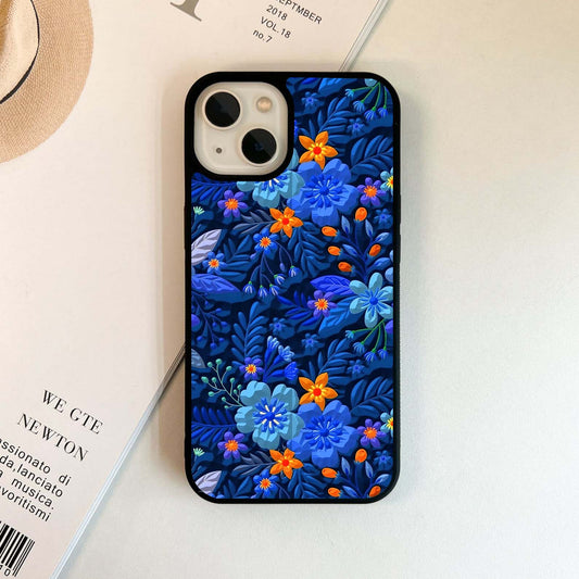 Midnight Floral Pop Glass Case