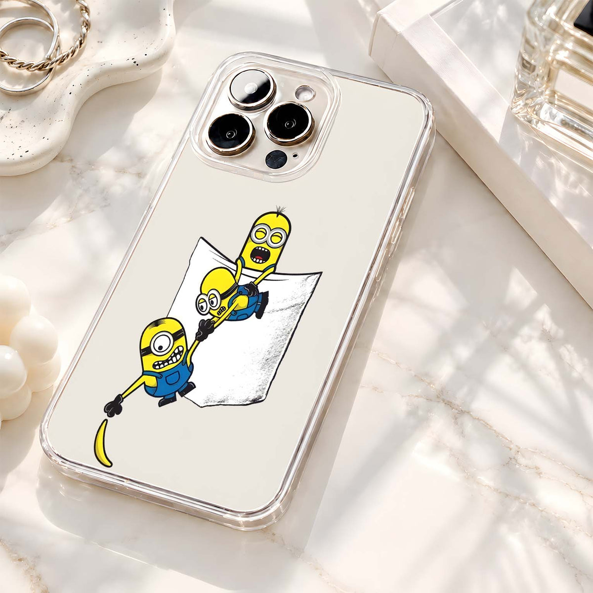 Minions Banana Rescue Clear Silicon Cover