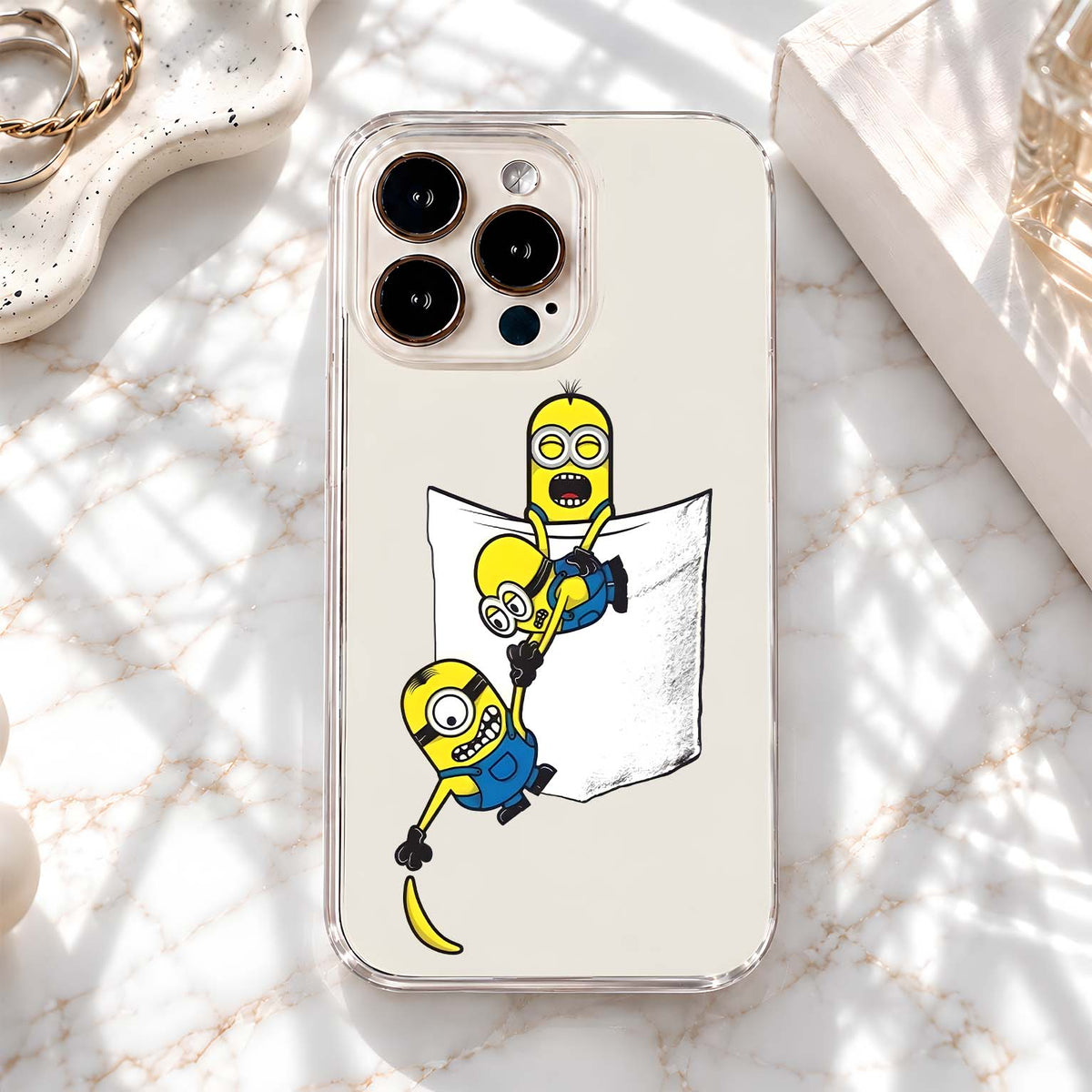 Minions Banana Rescue Clear Silicon Cover