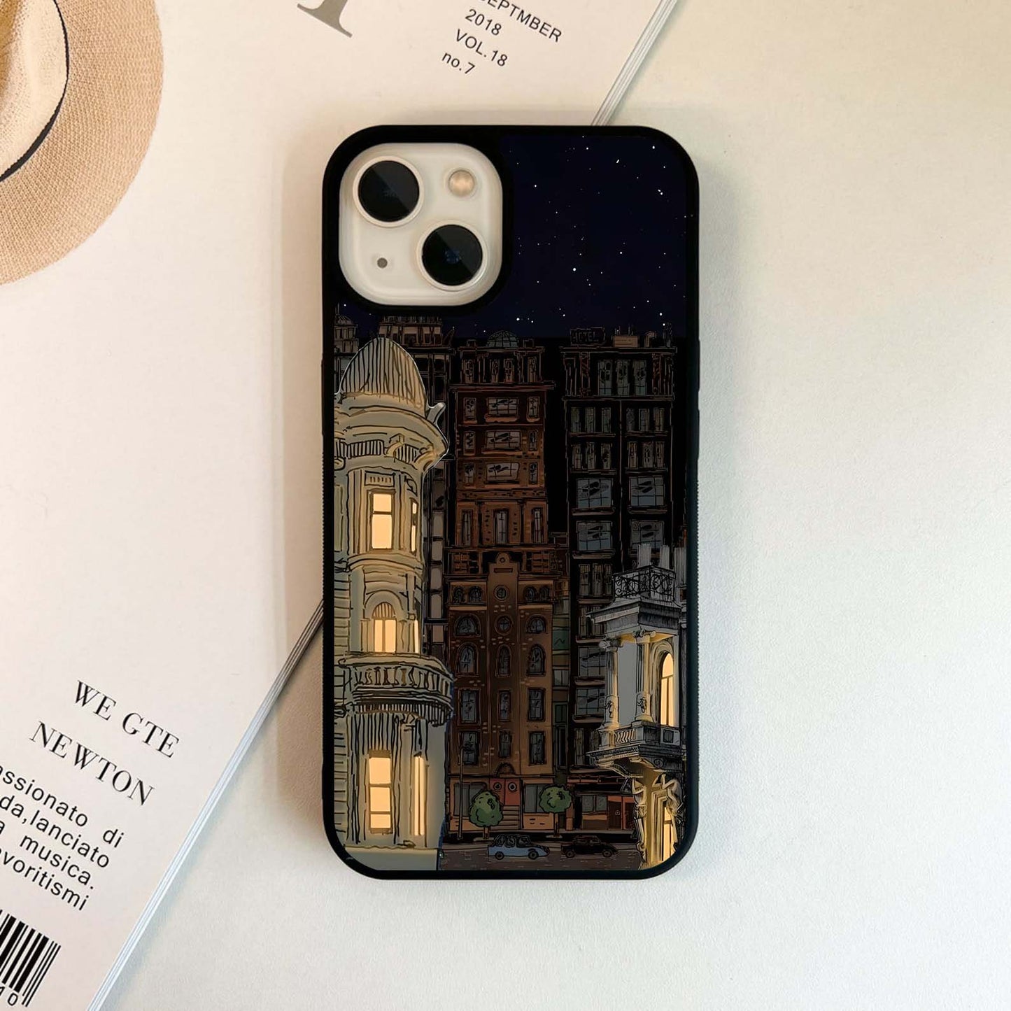 Moonlight Town Dream Glass Case