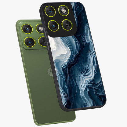 Ethereal Paper Marble Glass Case displayed in angled mockup highlighting elegant marble pattern with modern aesthetic style.