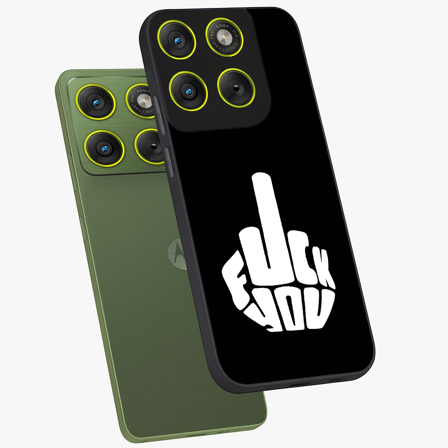 Rebel Mode On Glass Case displayed in angled mockup highlighting edgy text design with modern street aesthetic.