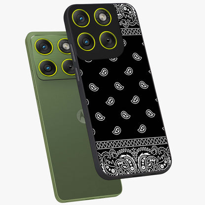 Retro Rebel Threads Glass Case displayed in angled mockup highlighting retro inspired graphic design with rebellious aesthetic.
