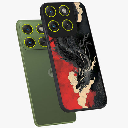 Shadow Dragon Fury Glass Case displayed in angled mockup highlighting powerful dragon illustration with dark fantasy aesthetic.