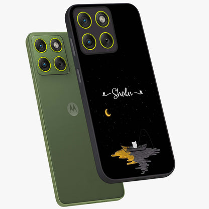 Silent Night Row Glass Case displayed in angled mockup highlighting peaceful evening design with dreamy night aesthetic.