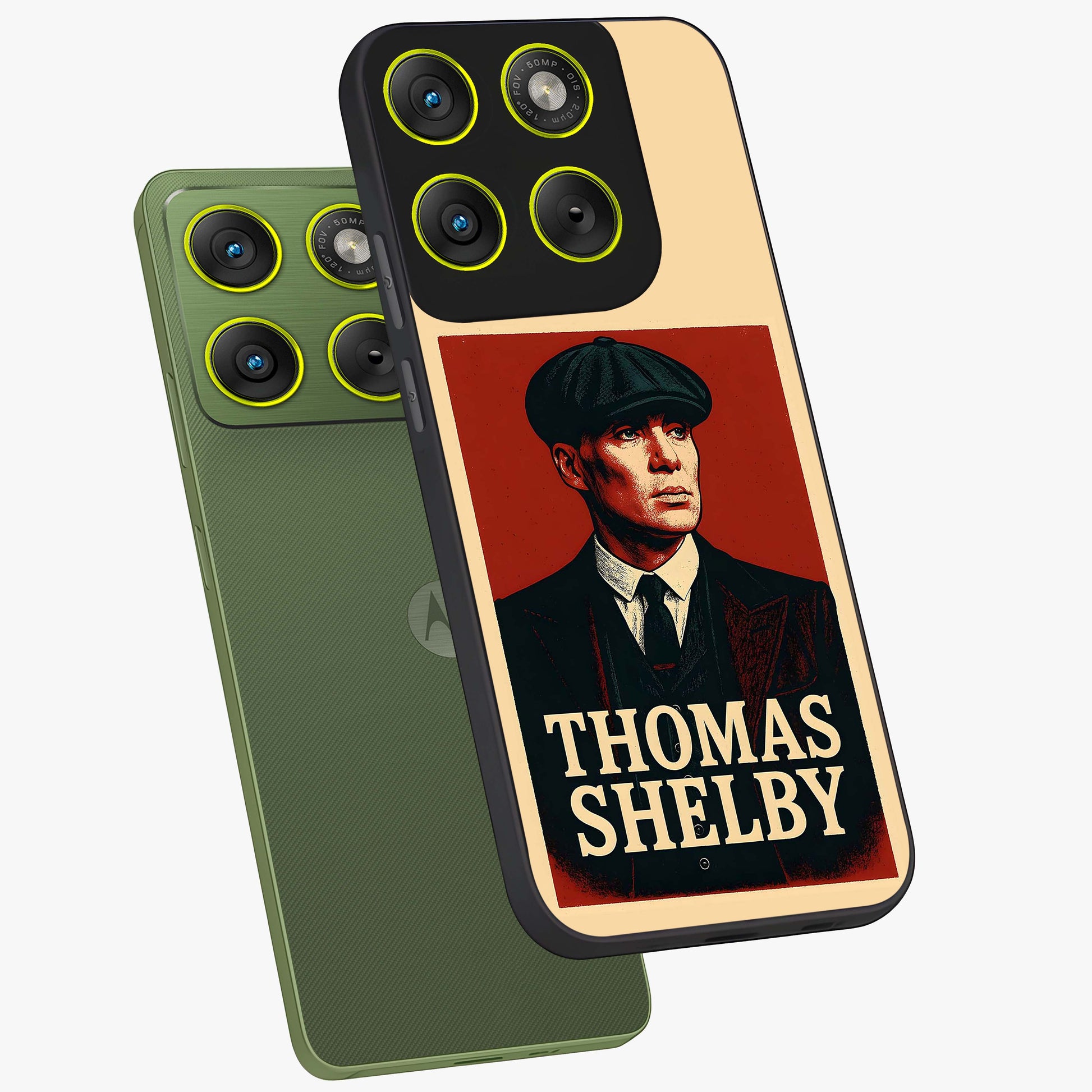 Vintage Mafia Authority Glass Case displayed in angled mockup highlighting powerful retro design with classic gangster aesthetic.