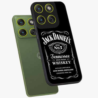 Vintage Whiskey Heritage Glass Case displayed in angled mockup highlighting retro beverage themed design with heritage aesthetic.