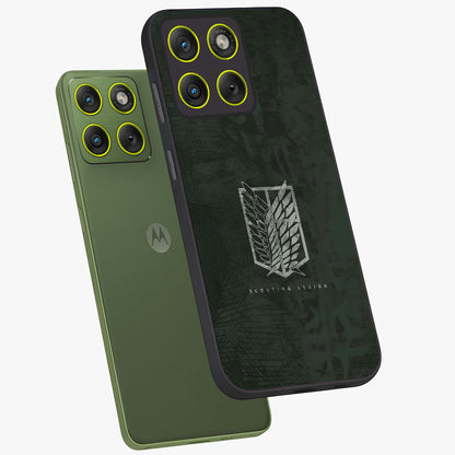 Wings Of Freedom Glass Case displayed in angled mockup highlighting graceful wing design with inspirational aesthetic.