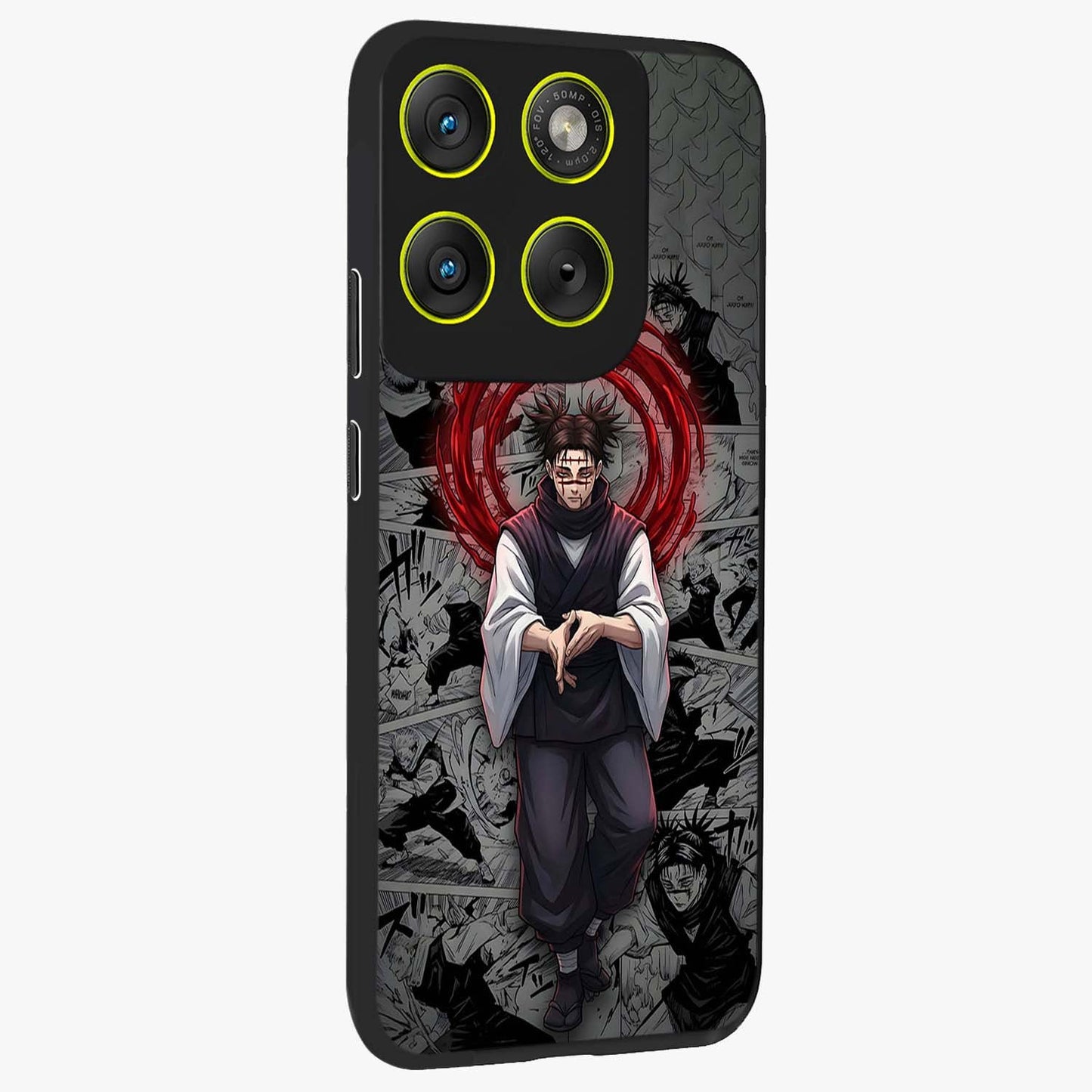 Cursed Ritual Ascension Glass Case upright view showcasing powerful ascension artwork with dark fantasy theme.
