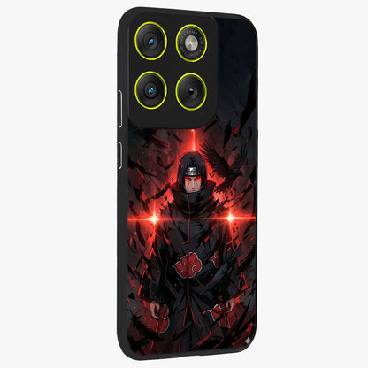 Focus Mode On Glass Case upright view showcasing strong typography statement with sleek motivational theme.