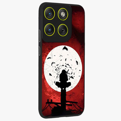 It Comes In Waves Quote Glass Case upright view showcasing calm wave artwork with motivational quote theme.