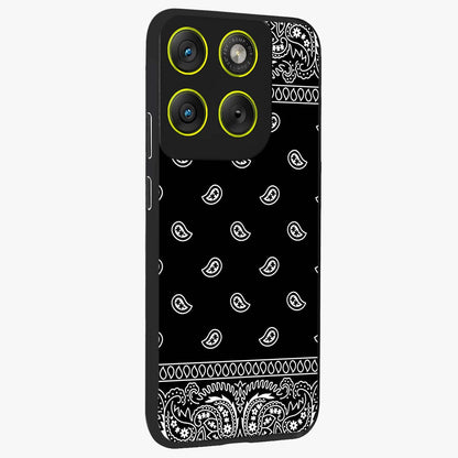 Retro Rebel Threads Glass Case upright view showcasing stylish vintage artwork with bold retro theme.