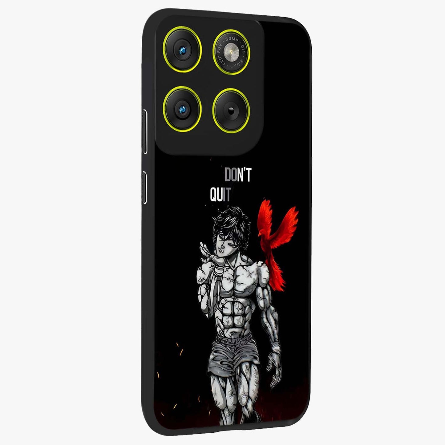 Rise Beyond Limits Glass Case upright view showcasing powerful inspirational artwork with uplifting theme.