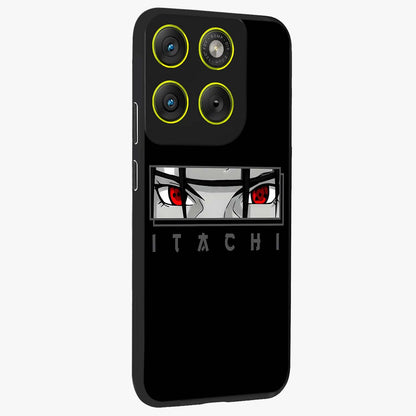 Scarlet Gaze Dominance Glass Case upright view showcasing powerful dramatic artwork with dominant artistic theme.