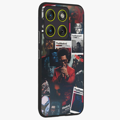 The Weeknd Glass Case upright view showcasing bold music themed artwork with contemporary artistic style.