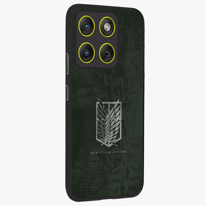 Wings Of Freedom Glass Case upright view showcasing powerful wings artwork with freedom themed design.