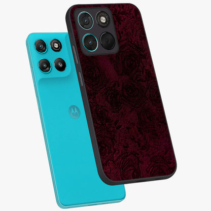 Crimson Fade Flow Glass Case displayed in angled mockup highlighting smooth gradient design with modern aesthetic style.