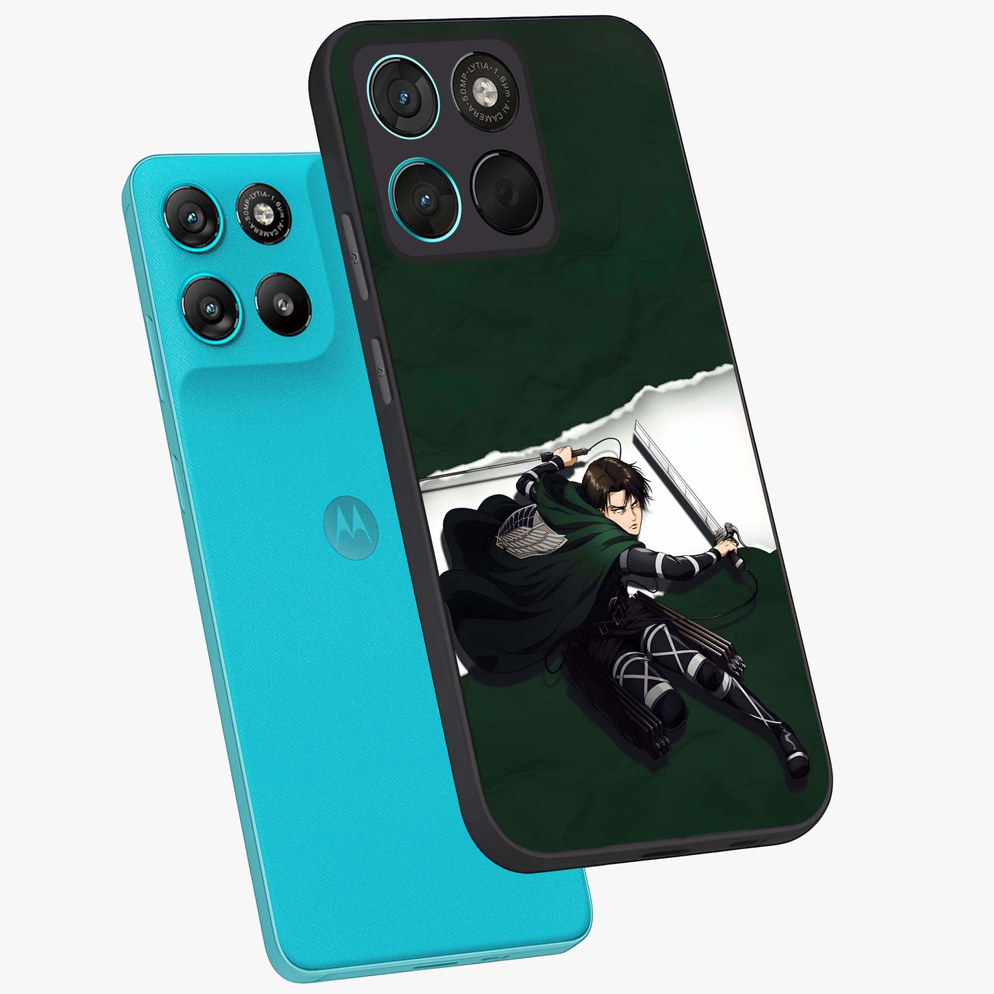 Emerald War Vanguard Glass Case displayed in angled mockup highlighting intense battle inspired design with emerald tone aesthetic.