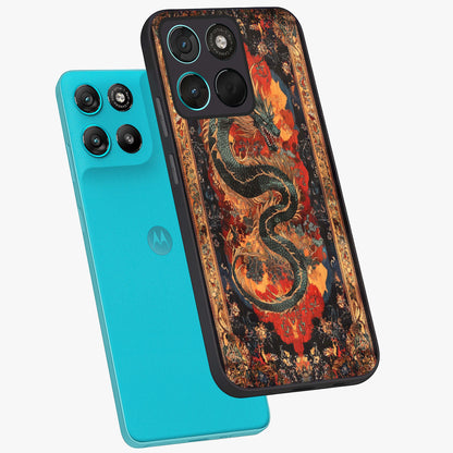 Inferno Dragon Soul Glass Case displayed in angled mockup highlighting powerful dragon illustration with inferno aesthetic.