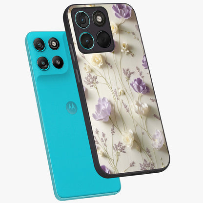 Lilac Breeze Harmony Glass Case displayed in angled mockup highlighting calm lilac breeze design with soothing aesthetic style.