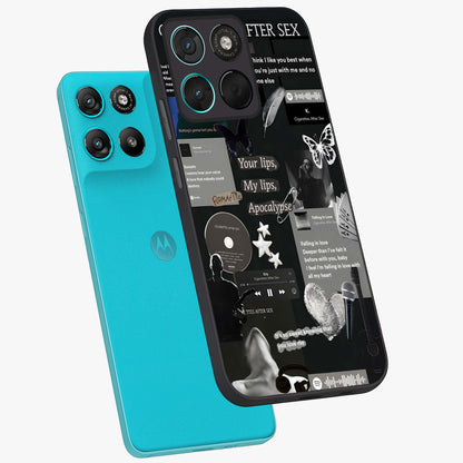 Midnight Love Echo Glass Case displayed in angled mockup highlighting elegant love inspired design with deep aesthetic style.