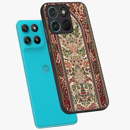 Persian Inspired Glass Case displayed in angled mockup highlighting intricate traditional design with elegant cultural aesthetic.