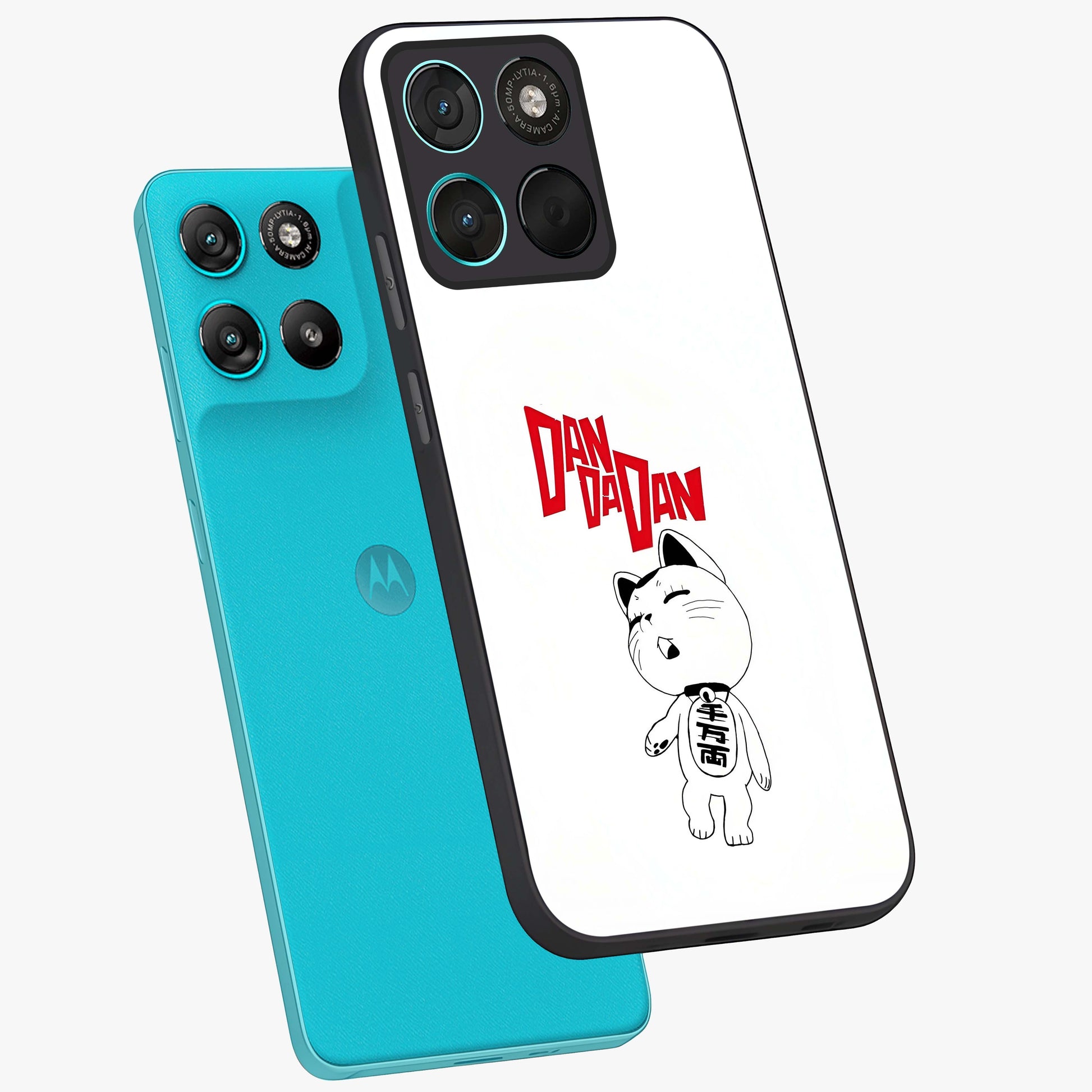 Playful Spirit Charm Glass Case displayed in angled mockup highlighting lively decorative design with playful aesthetic style.