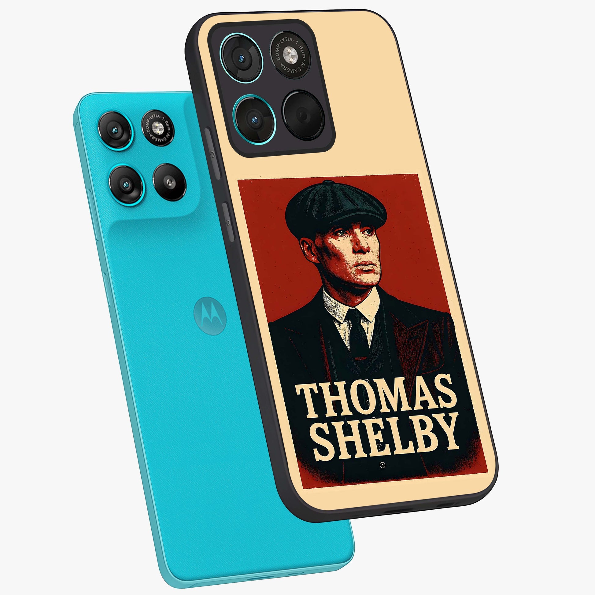 Vintage Mafia Authority Glass Case displayed in angled mockup highlighting powerful retro design with classic gangster aesthetic.