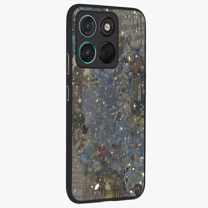 Aesthetic Astrolophia Glass Case upright view showcasing soft aesthetic theme with stylish modern look.