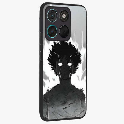 Awakened Inner Rage Glass Case upright view showcasing dramatic artwork with strong expressive aesthetic.