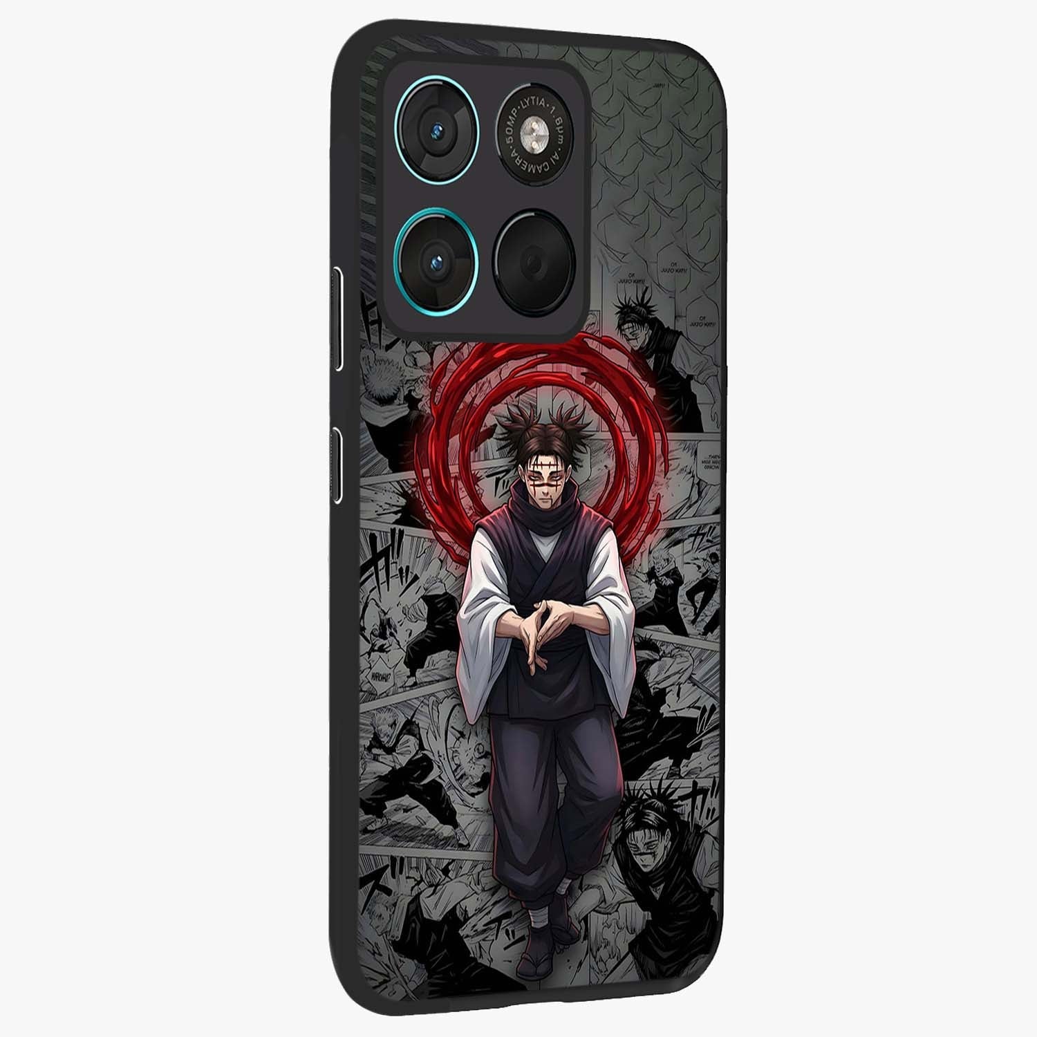 Cursed Ritual Ascension Glass Case upright view showcasing powerful ascension artwork with dark fantasy theme.